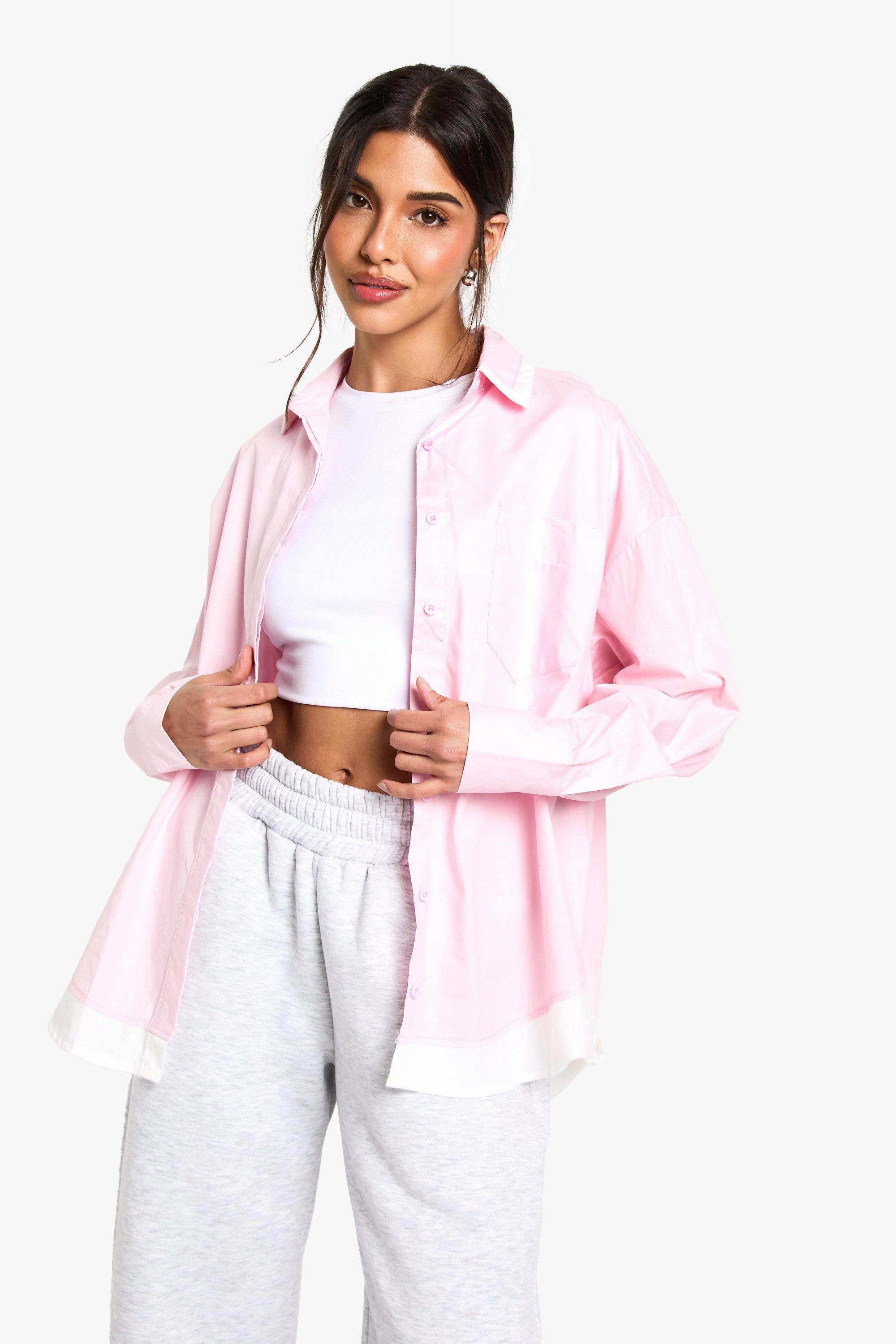 Cropped Check Shirt | boohoo UK
